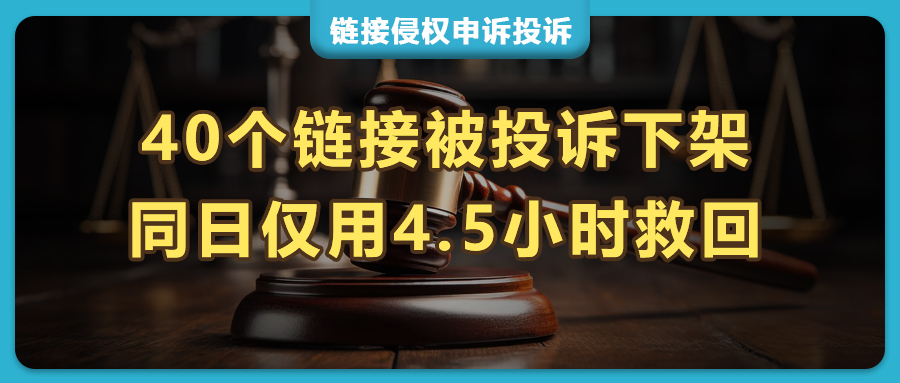 40+ASIN侵权下架后全恢复！亚马逊申诉4.5小时极速成功，赛贝不侵权报告实战案例！