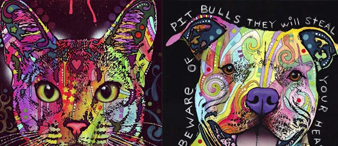 【25-cv-15200】4项波普涂鸦猫狗版权TRO维权，Dean Russo新案预警，跨境电商卖家速查侵权风险！