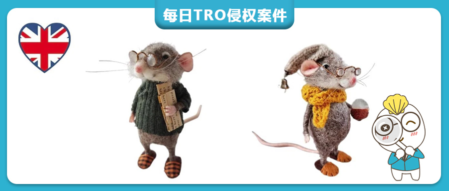 【25-cv-7906】5张拟人化老鼠雕塑版权TRO来袭，Yuliya Filipova发起维权，14家跨境店中招！