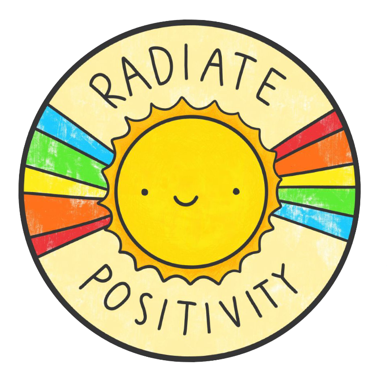 【26-cv-6197】42跨境店铺被TRO，1张彩虹笑脸正能量Radiate Positivity治愈系插画版权侵权预警。