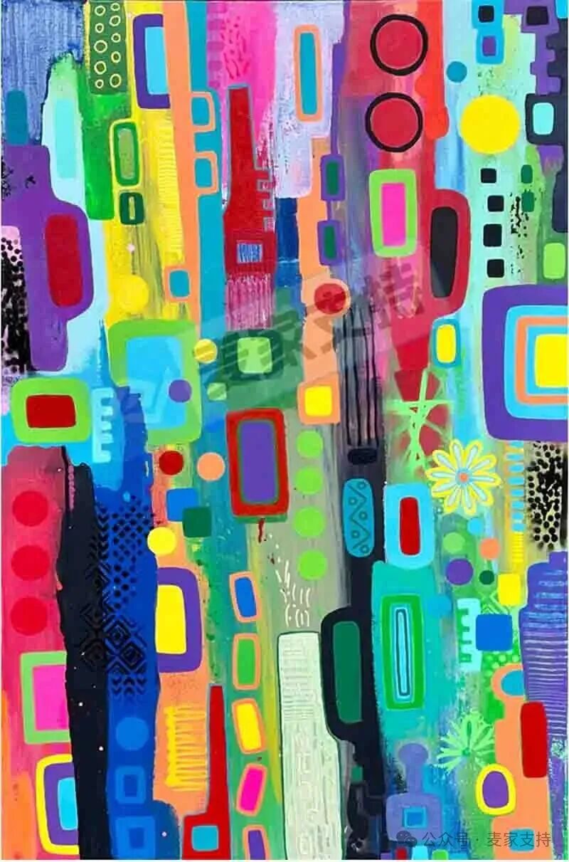 【跨境侵权预警】家居装饰画赛道高危预警！美国艺术家 Rick VanHook插画《Acid Rain》 版权维权落地，抽象纹理图案不能随便用！